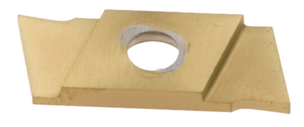 Nikcole SG-1.85-L .073"/1.85mm TIN Coated Left Hand Grooving Insert. Mini grooving system.