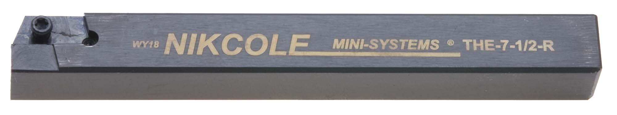 Nikcole THE-7-1/2-R .500" Sq. RH Mini-System Tool Holder