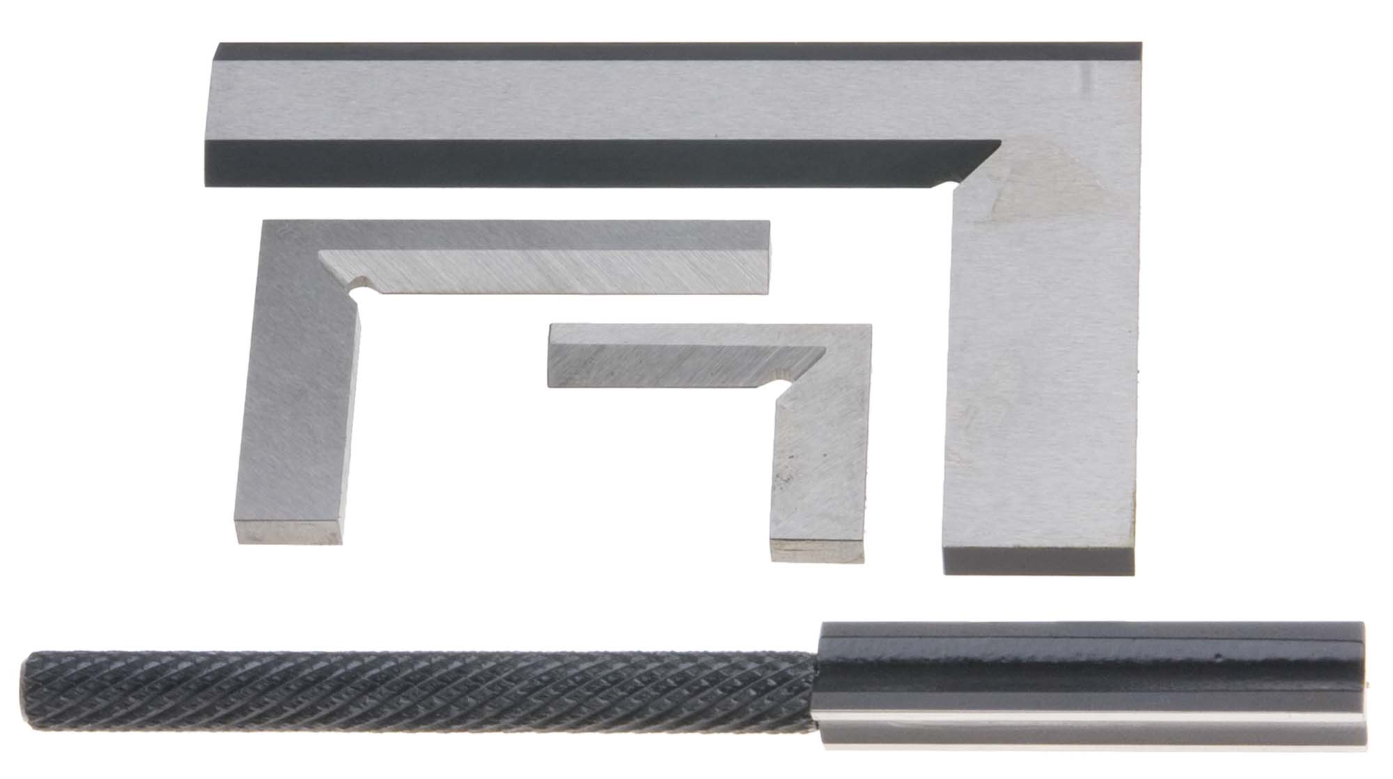 Diemakers Square Set - 3 Squares plus a Straight Edge in a case