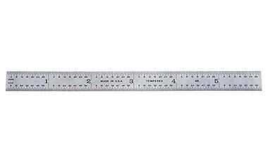 1/64 USA PEC 6" Hook Rule 16R rigid satin machinist ruler 1/50 1/100,1/32 