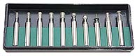 1/4 Shank Diamond Mounted Point Set