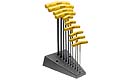 Bondhus Balldriver 10 Piece T-Handle Hex Key Set with Stand