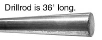 Number and Letter Size Oil Hardening Drill Rod