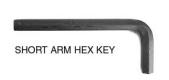 Short Arm Metric Hex Keys
