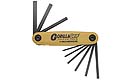 Bondhus Gorilla Grip 7-Piece Tamperproof Torx Fold-Up Hex Key Set – Made In USA – 12636